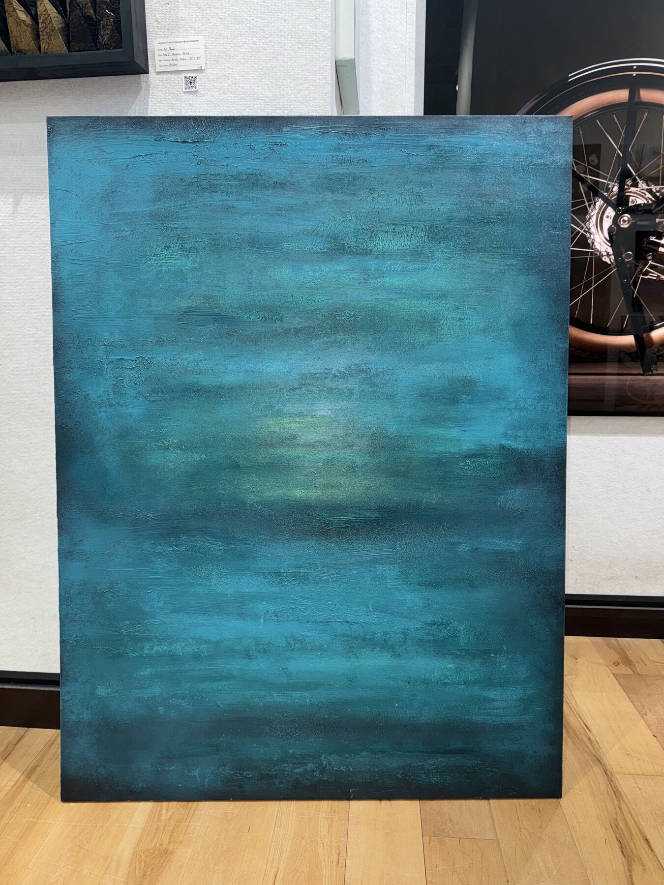 Depth of Stillness, alternate view 3, an original painting by Tara Zarabi