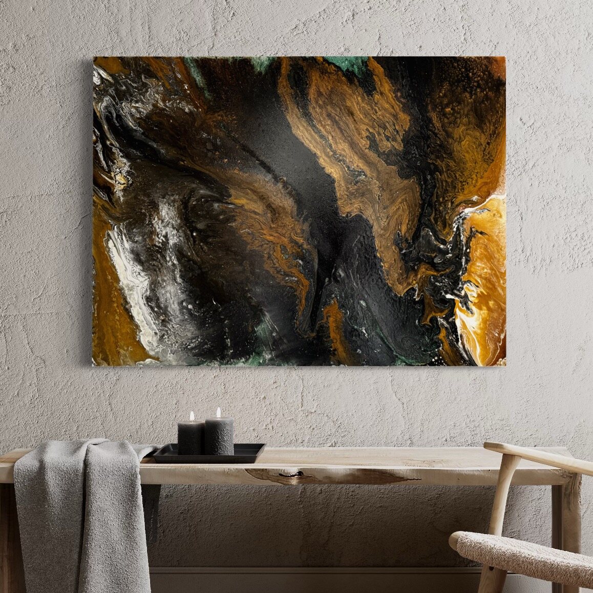 Worlds in Motion, an original painting by Tara Zarabi