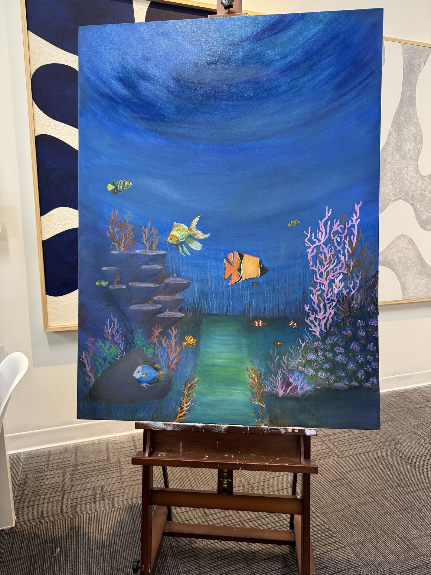 Under the Sea, an original painting by Tara Zarabi